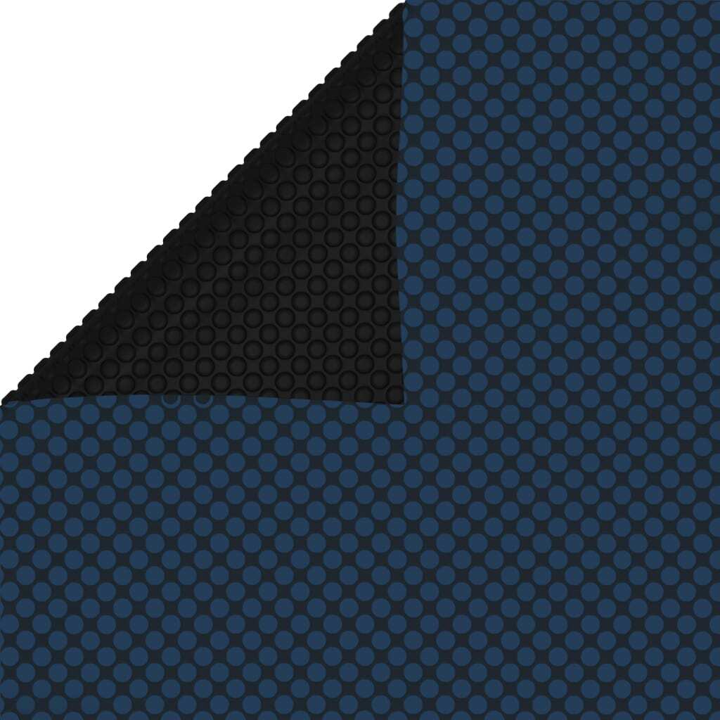 Pool Cover Black and Blue Thick PE film with air chambers