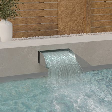 Waterfall Silver Stainless Steel 304 Medium Decorative Inlays