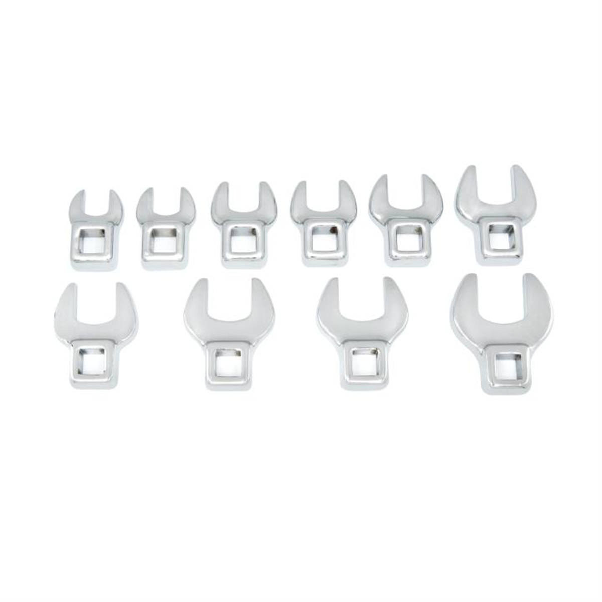 GearWrench 10 Piece 3/8 Inch Drive Crowfoot Metric Wrench Set