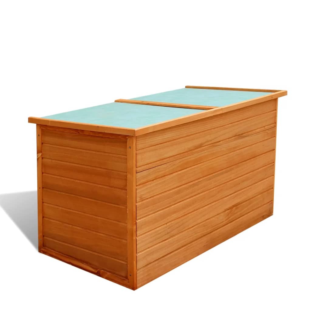 Storage Box Brown Fir wood, plywood, waterproof roof