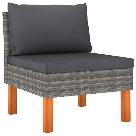 Middle Sofa Grey and Anthracite